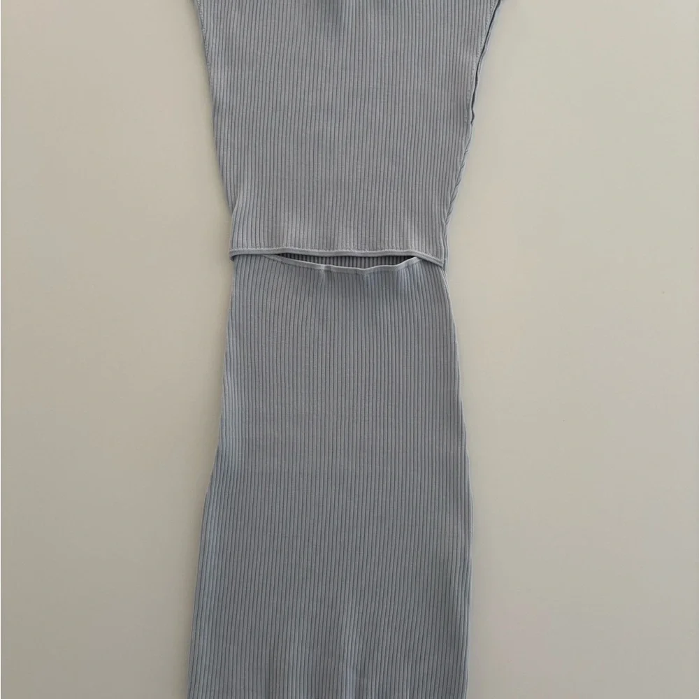 đź’™Wilfred CUTOUT KNIT MINI Sterling Blue XS - NWT - Picture 1 of 6
